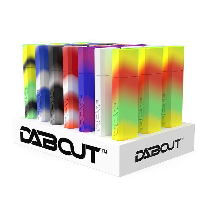 WHITE RHINO DAB OUT CONTAINER WITH PYREX STRAW