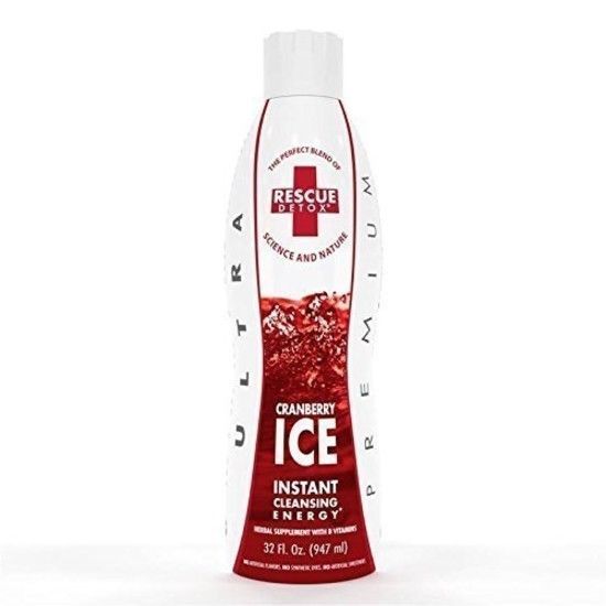 Rescue Detox Ice Cranberry 17 Fl Oz