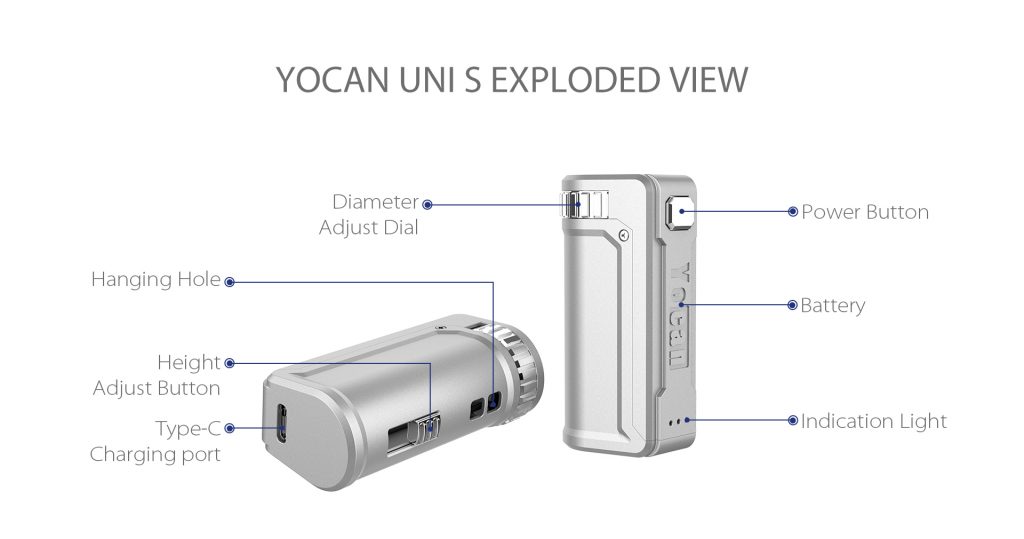 Yocan UNI S Box Mod Vaporizer