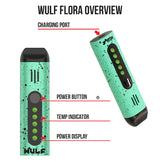 WULF MODS FLORA PORTABLE DRY HERB VAPORIZER